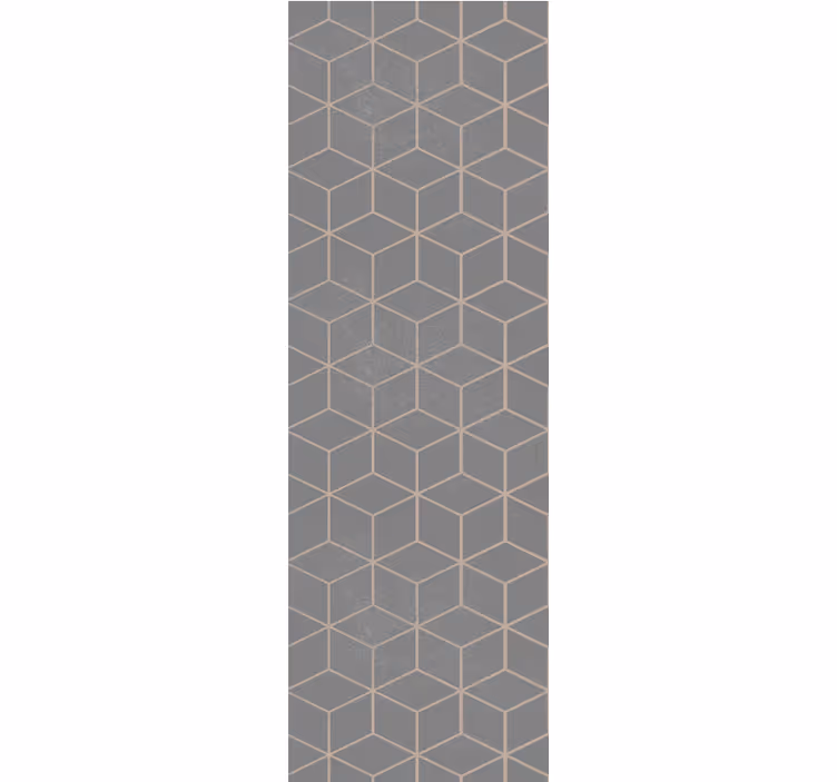 Papier peint formes géometriques structure cubique - TenStickers