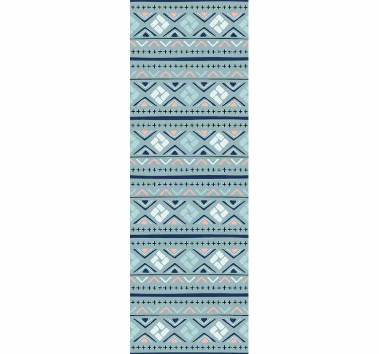 Papier peint formes géométriques ethnicité en tons doux - TenStickers