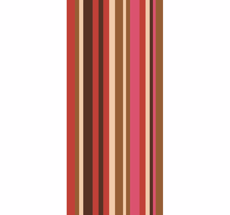Papier peint Motif rayures style bohème - TenStickers