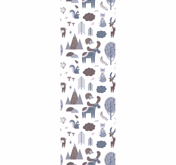 Papier peint chambre Animaux nordiques - TenStickers