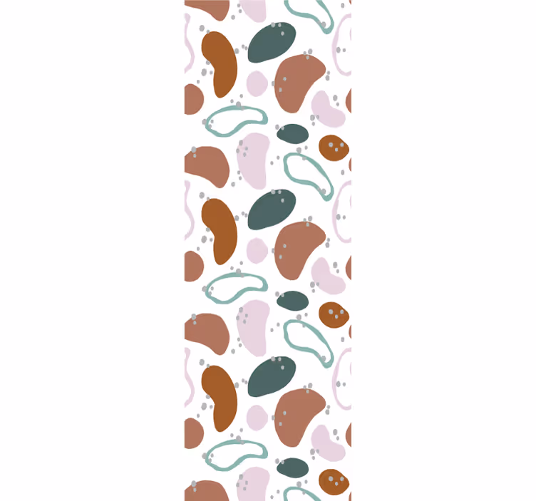 Papier peint figures irrégulières abstraites - TenStickers
