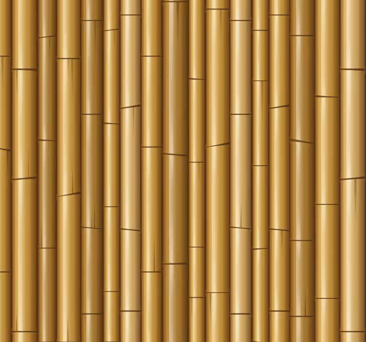 Papier peint imitation bambou - TenStickers