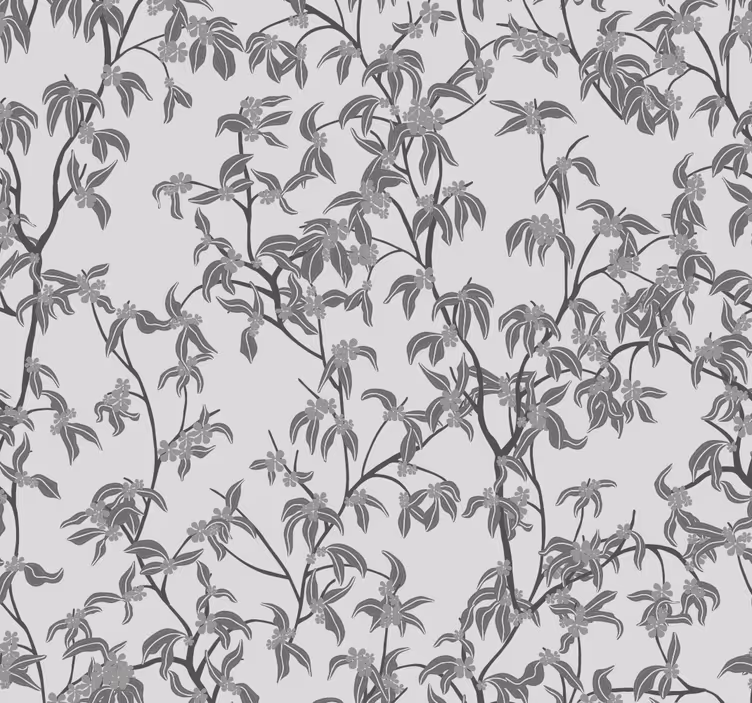 Papier peint tête de lit arbres minimalistes - TenStickers
