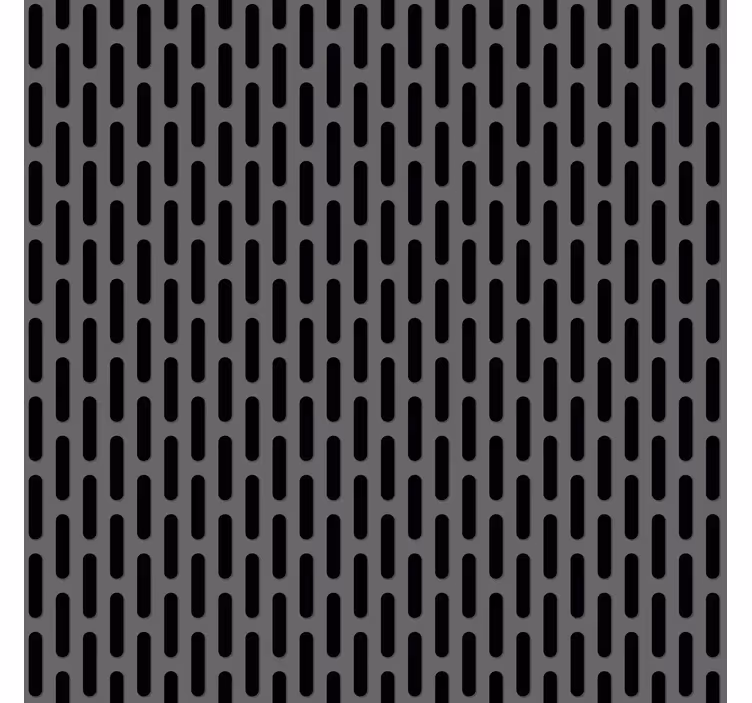 Papier peint chambre ado grille en métal noir - TenStickers