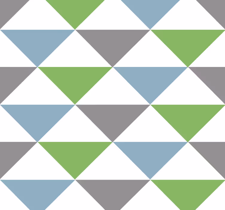 Papier peint bureau triangles pastels colorés - TenStickers