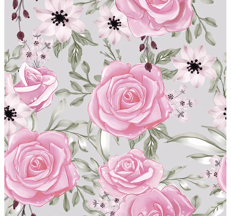Papier peint floral élégance florale - TenStickers