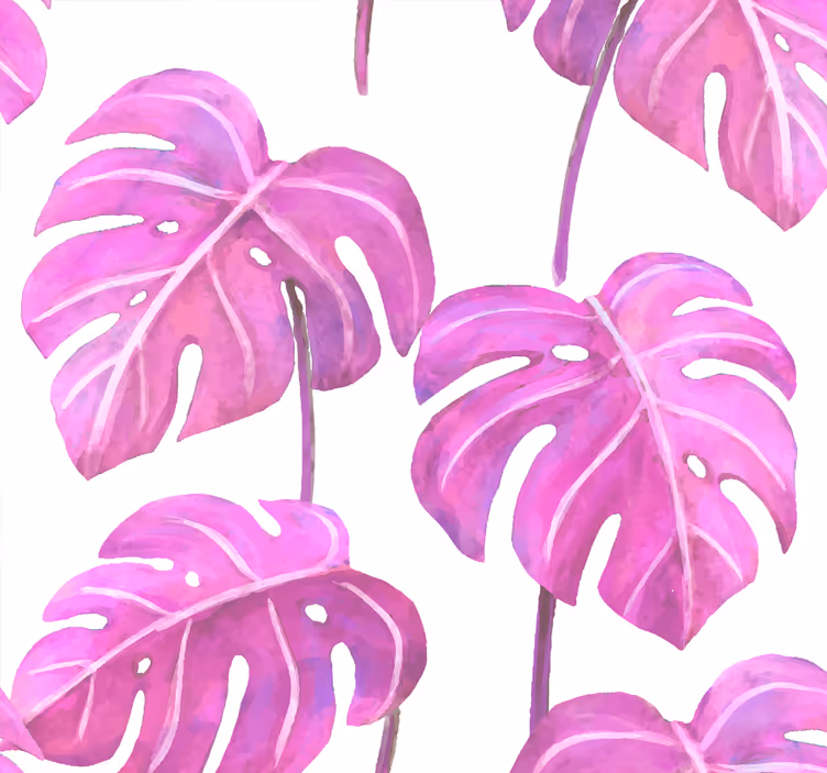 Papier peint feuillage monstera délicieux - TenStickers