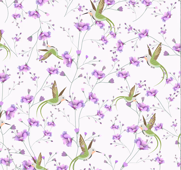 Papier peint floral élégance de l'ornement floral - TenStickers