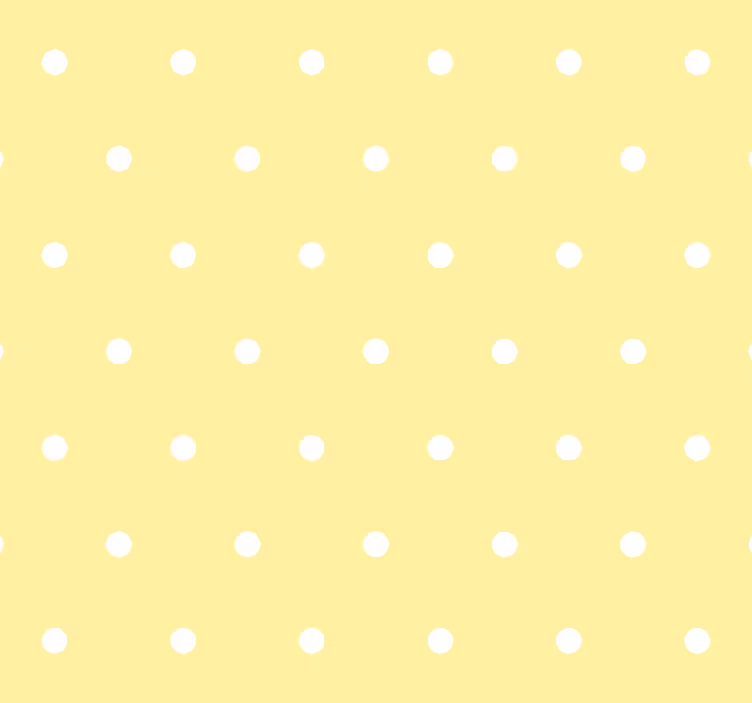 Papier peint cercles charme à pois - TenStickers