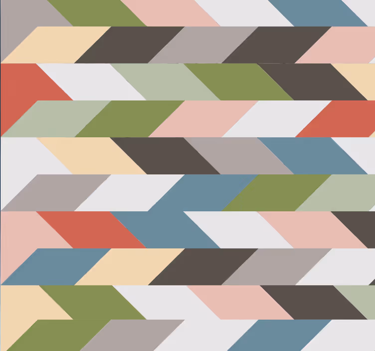 Papier peint formes géométriques design géométrique - TenStickers