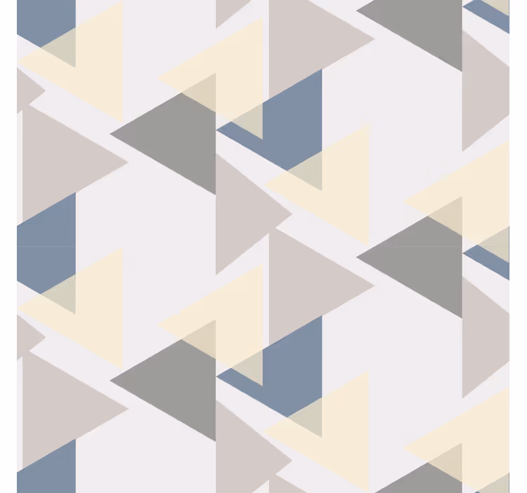 Papier peint moderne triangles géométriques - TenStickers