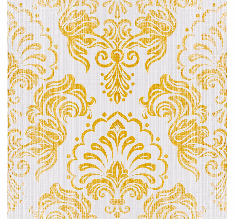 Papier peint baroque conception dorée - TenStickers