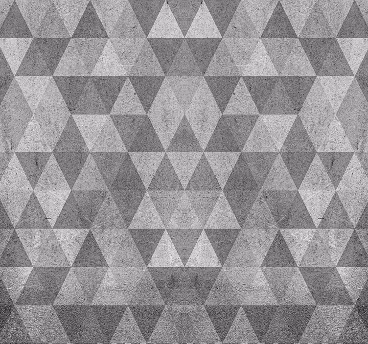 Papier peint bureau motif triangles gris - TenStickers