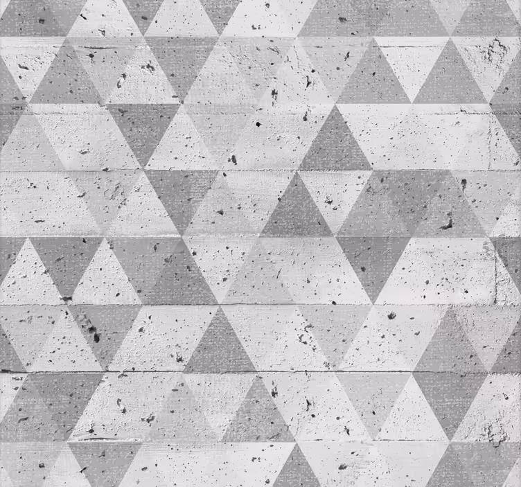 Papier peint chambre motif triangles designs - TenStickers