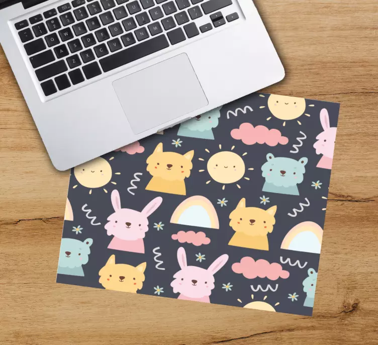 Tapis de souris animé motif animal mignon - TenStickers
