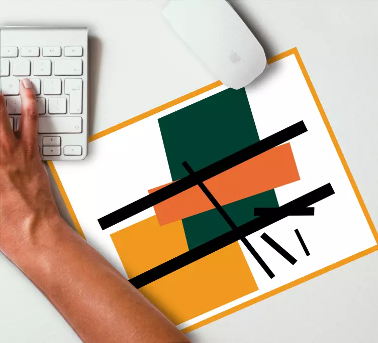 Tapis de souris motif formes géométriques abstraites - TenStickers