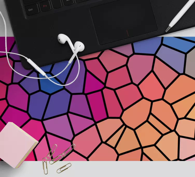 Tapis de souris motif formes géométriques colorées - TenStickers