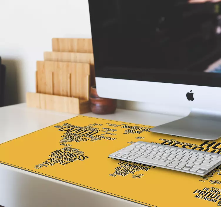 Tapis de souris citation carte des idées business - TenStickers