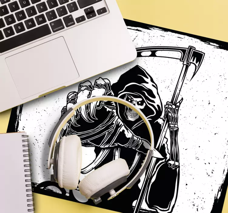 Tapis de souris gamer personnage de la faucheuse - TenStickers