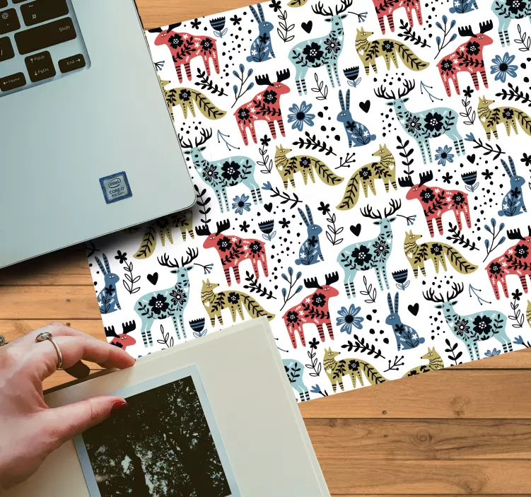 Tapis de souris motif animaux ludiques - TenStickers