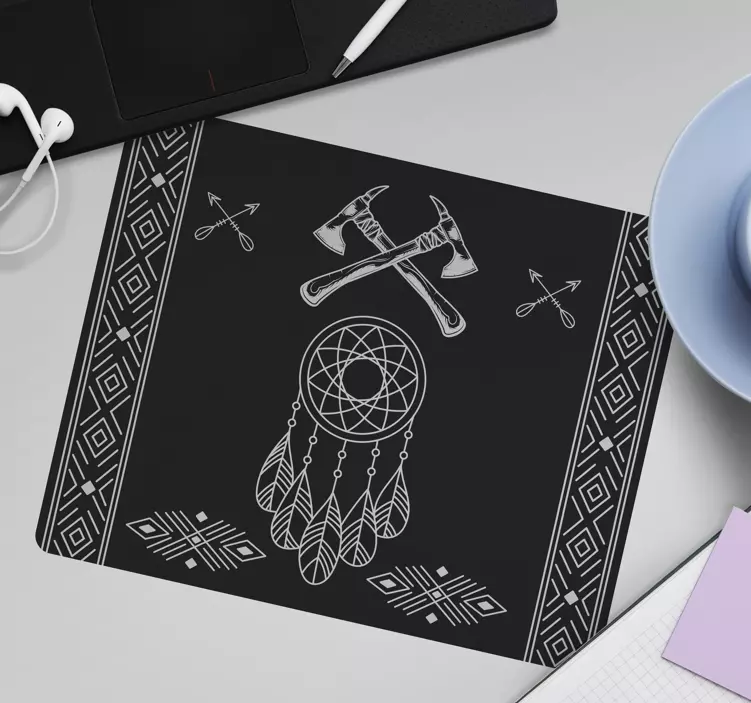 Tapis de souris motif attrape-rêves amérindien - TenStickers