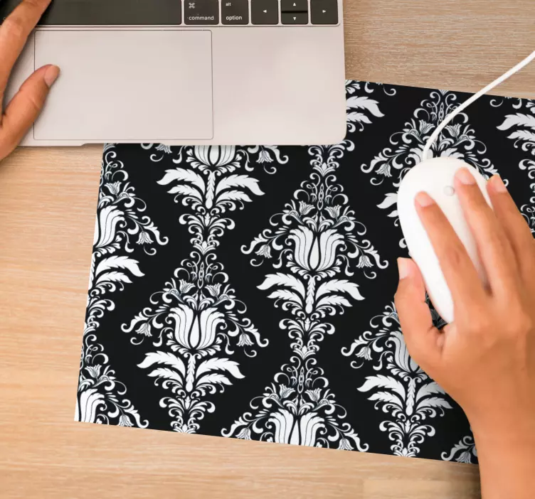 Tapis de souris motif composant botanique élégant - TenStickers