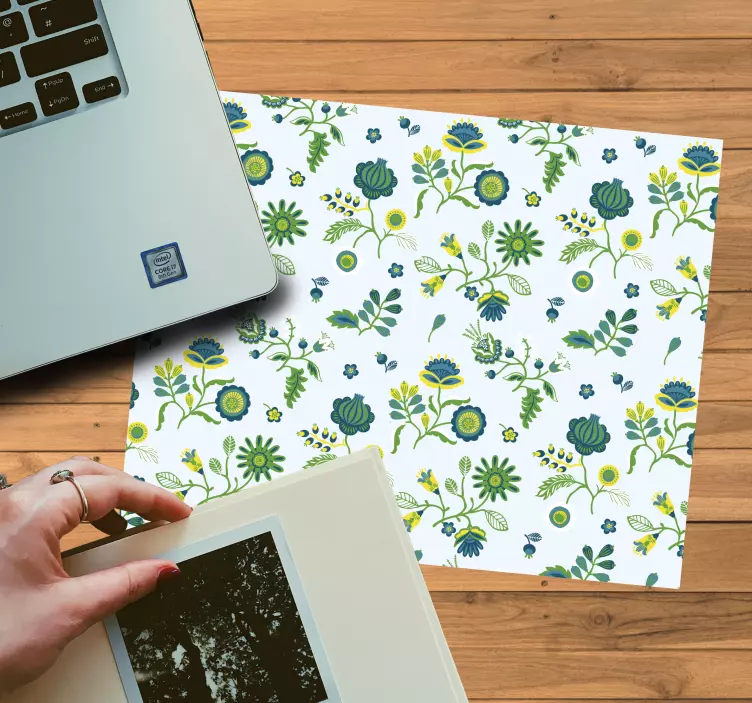 Tapis de souris motif composition florale - TenStickers