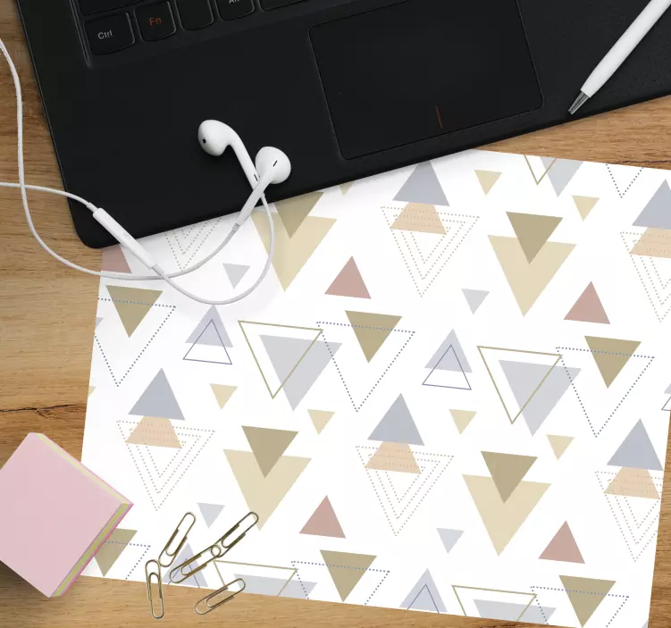 Tapis de souris motif configuration triangulaire géométrique - TenStickers