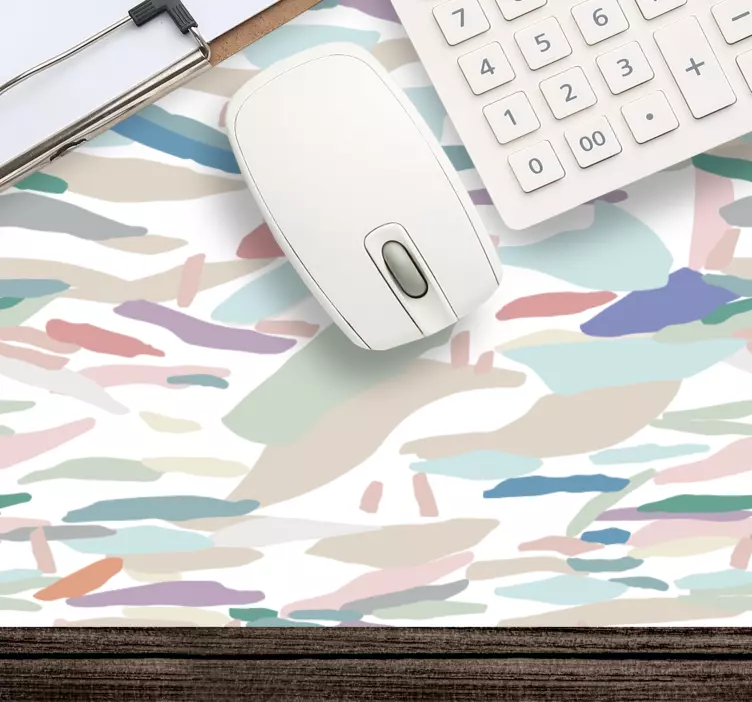 Tapis de souris motif coups de pinceau colorés - TenStickers