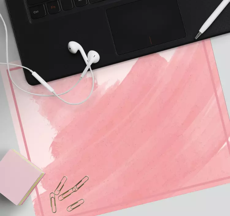 Tapis de souris motif coups de pinceau doux - TenStickers