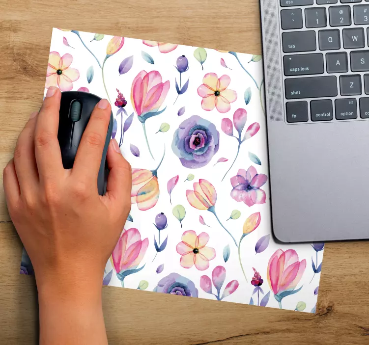 Tapis de souris motif création botanique - TenStickers