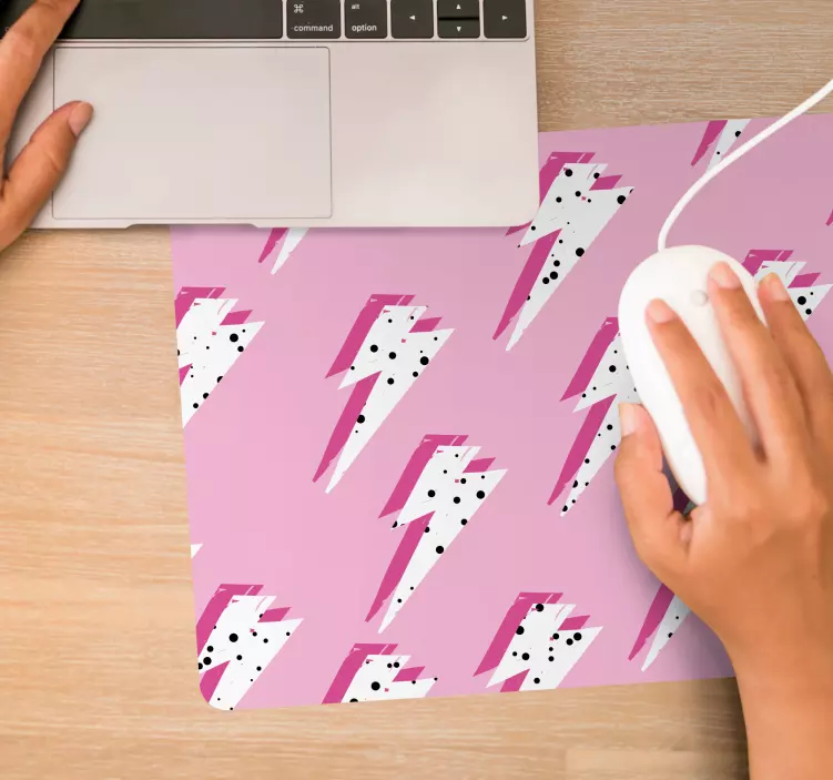 Tapis de souris motif éclair électrique - TenStickers