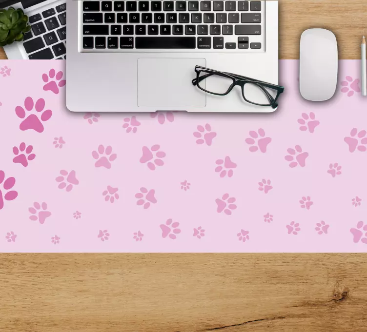 Tapis de souris motif empreinte de patte - TenStickers