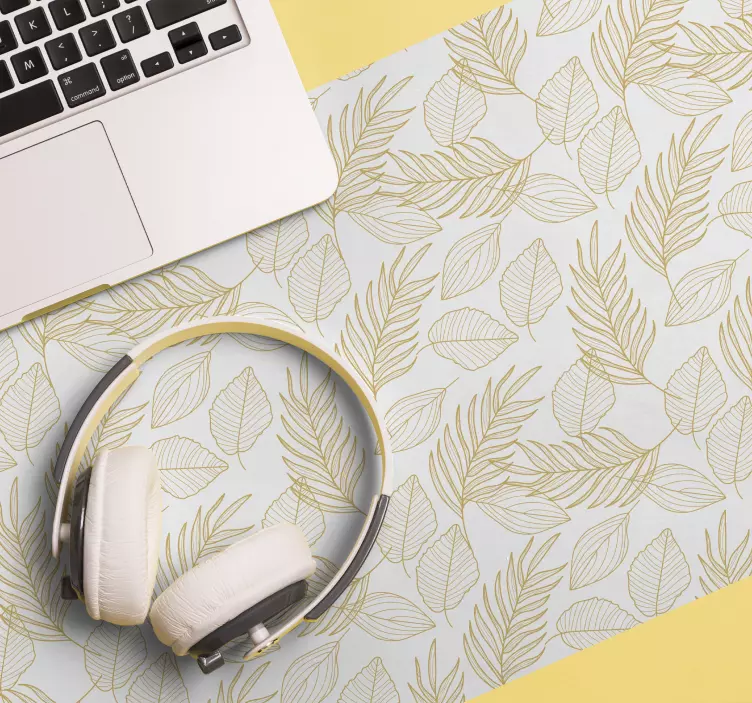 Tapis de souris motif feuillage - TenStickers