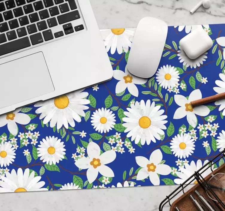 Tapis de souris motif fleurs éclatantes - TenStickers