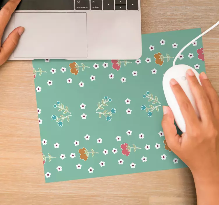 Tapis de souris motif floral - TenStickers