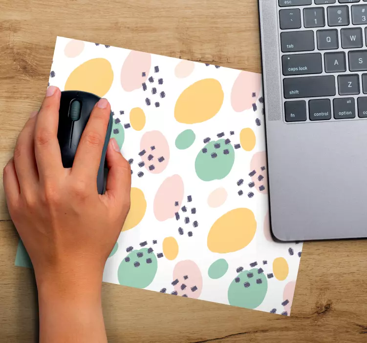 Tapis de souris motif formes abstraites vibrantes - TenStickers