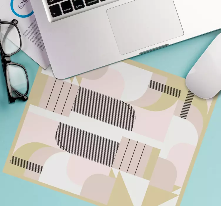 Tapis de souris motif formes géométriques douces - TenStickers
