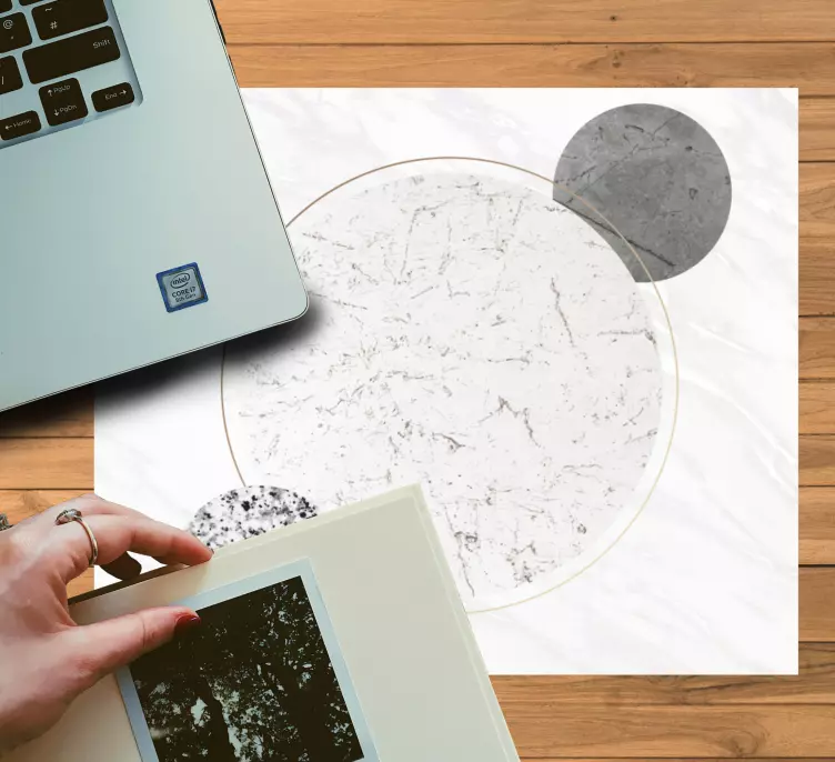 Tapis de souris motif formes rondes géométriques - TenStickers