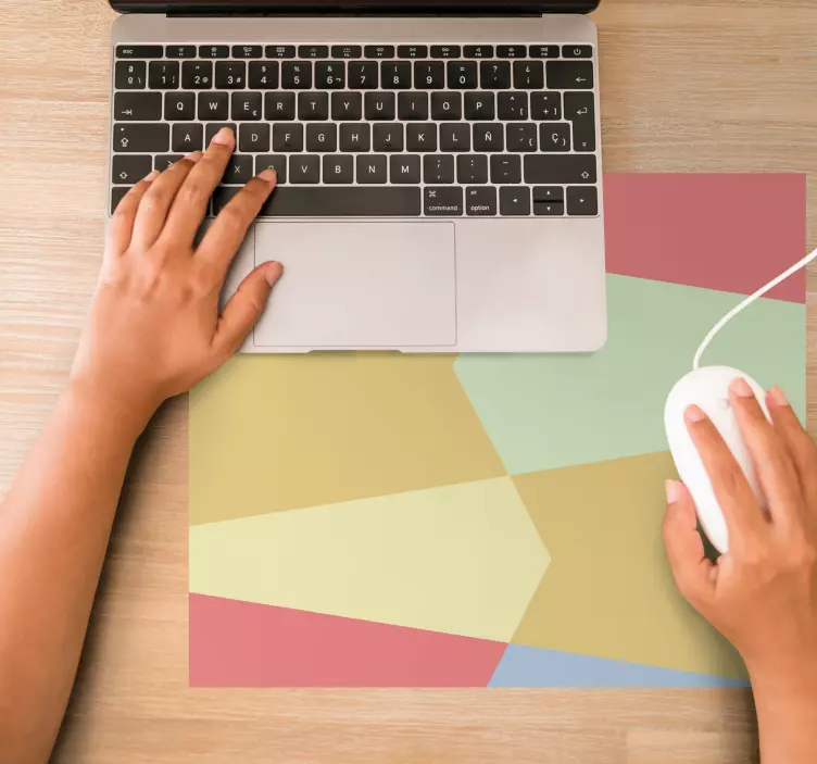 Tapis de souris motif géométrique abstrait coloré - TenStickers