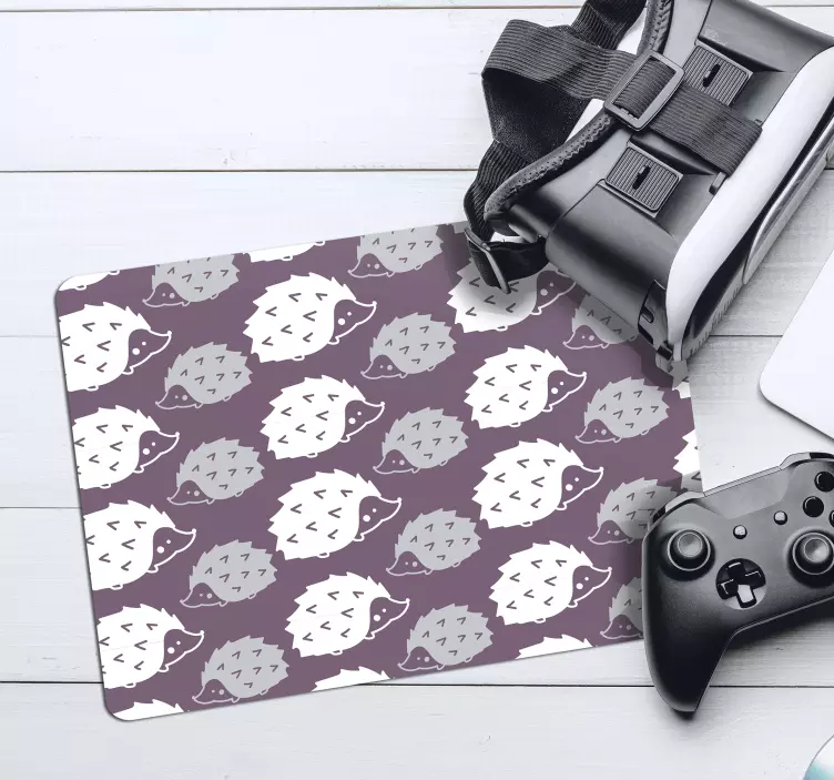 Tapis de souris motif hérisson mignon - TenStickers