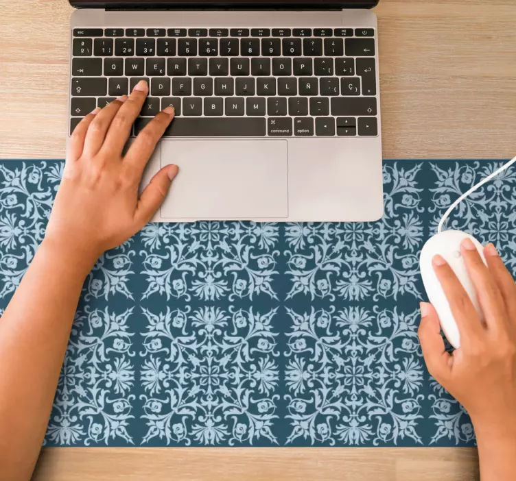 Tapis de souris motif imprimé botanique élaboré - TenStickers