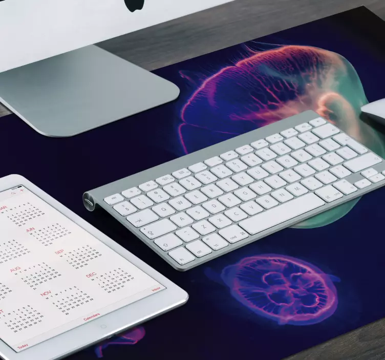 Tapis de souris motif méduse colorée - TenStickers