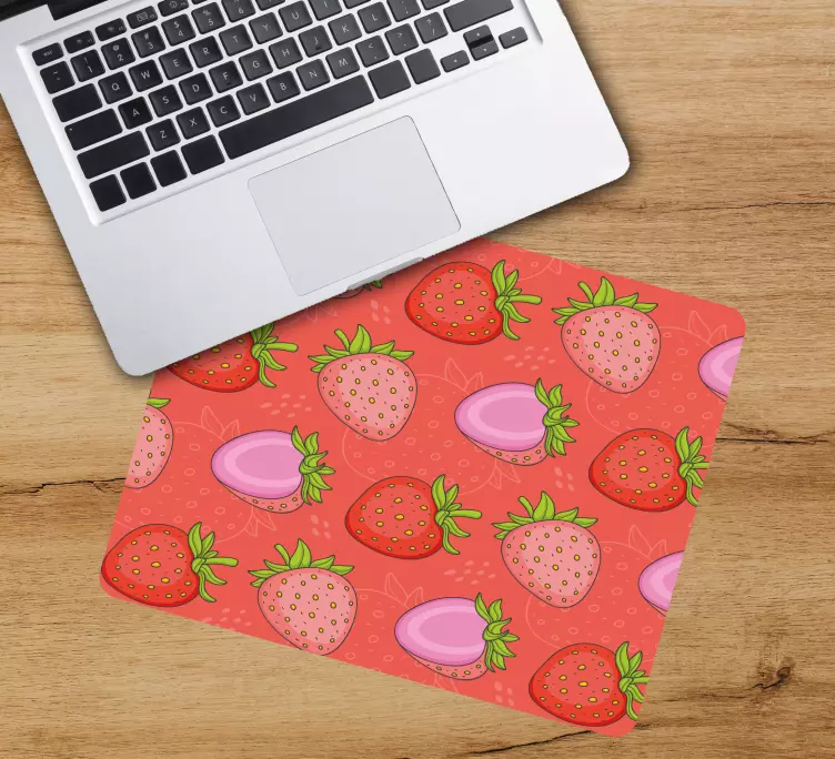 Tapis de souris motif mélange fruité - TenStickers