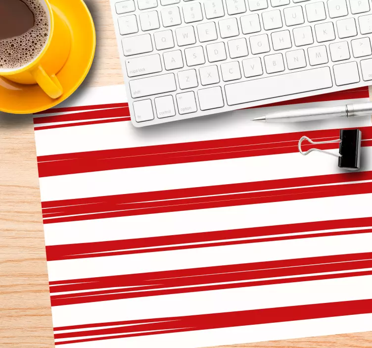 Tapis de souris motif rayures audacieuses - TenStickers