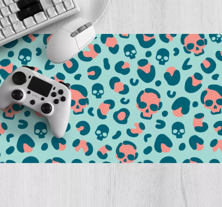 Tapis de souris motif tête de mort - TenStickers