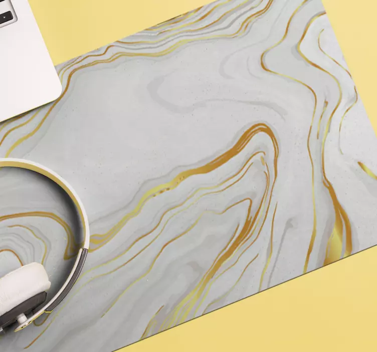 Tapis de souris motif tourbillon marbré élégant - TenStickers