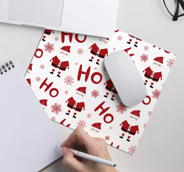 Tapis de souris noël motif père noël - TenStickers