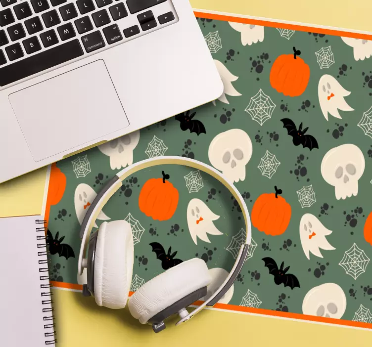 Tapis de souris noël motifs d'halloween effrayants - TenStickers