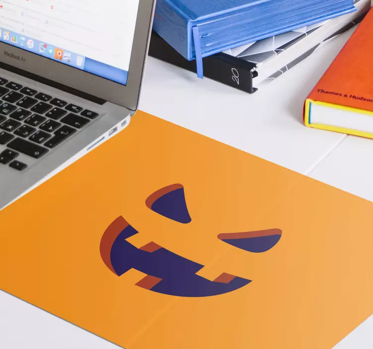 Tapis de souris noël sourire de jack o'lantern - TenStickers